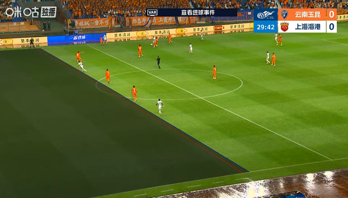 半场战报:海港2-0领先玉昆,魏震岳鑫破门,双方进球被吹无效 半场战报:海港2-0领先玉昆,魏震岳鑫破门,双方进球被吹无效