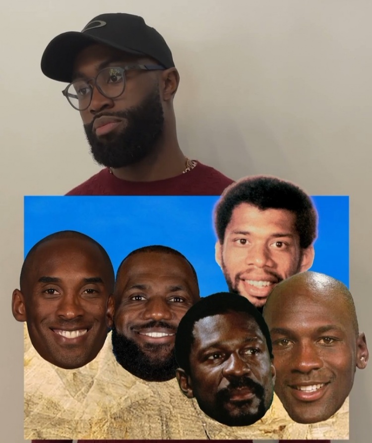 杰伦·布朗选择NBA总统山:科比、詹姆斯、乔丹、比尔·拉塞尔、贾巴尔