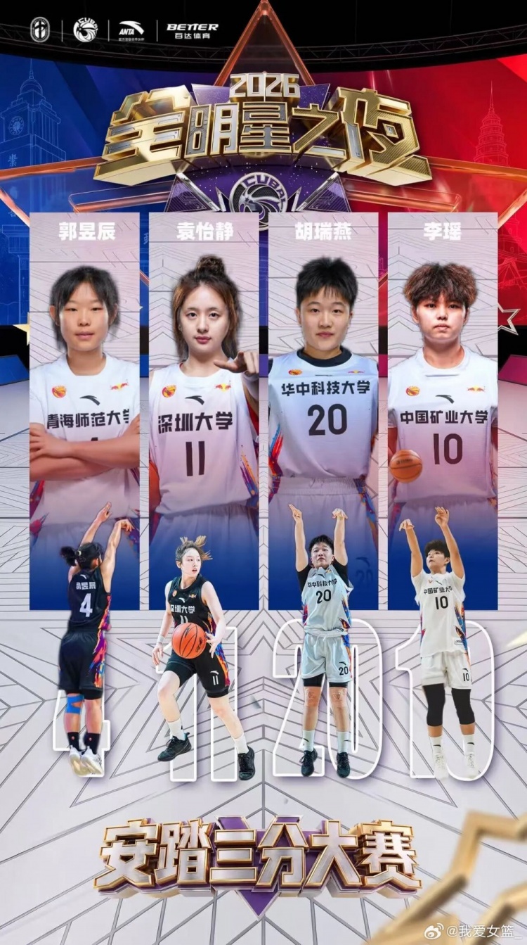 CUBAL全明星之夜来袭 四位神射手出战三分大赛 CUBAL全明星之夜来袭 四位神射手出战三分大赛